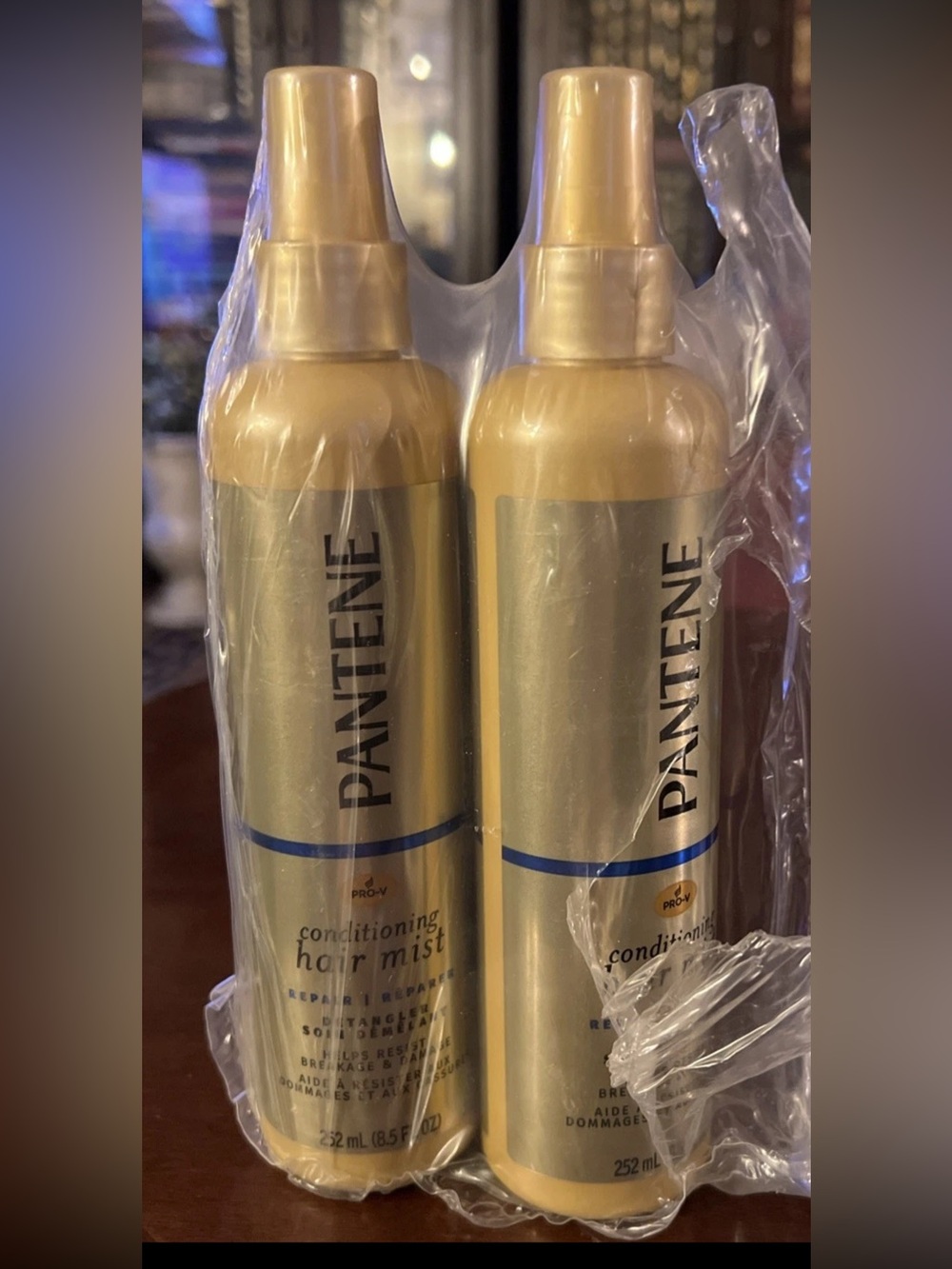 LOT OF 2 TWO PANTENE PRO-V CONDITIONING HAIR MIST MOISTURE DETANGLER